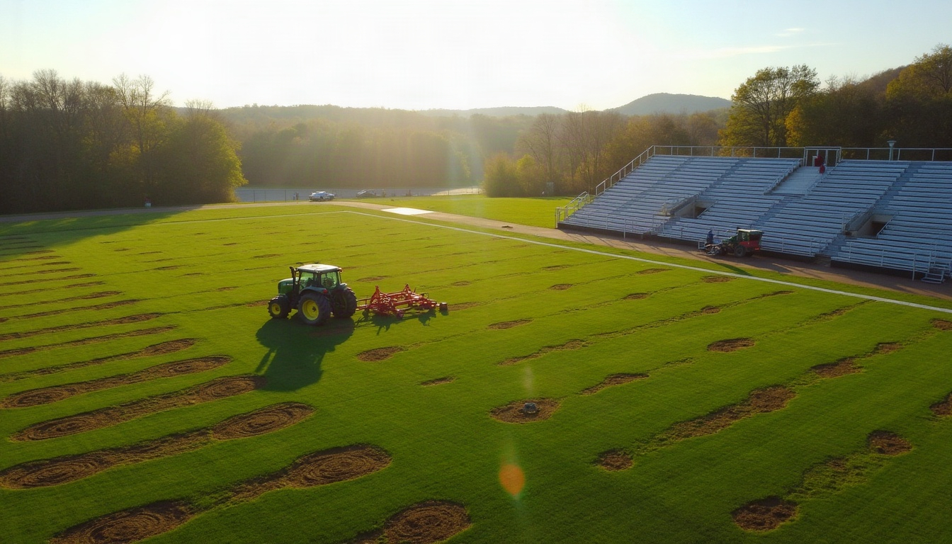 Athletic Field Top Dressing and Aeration: A Practical Guide