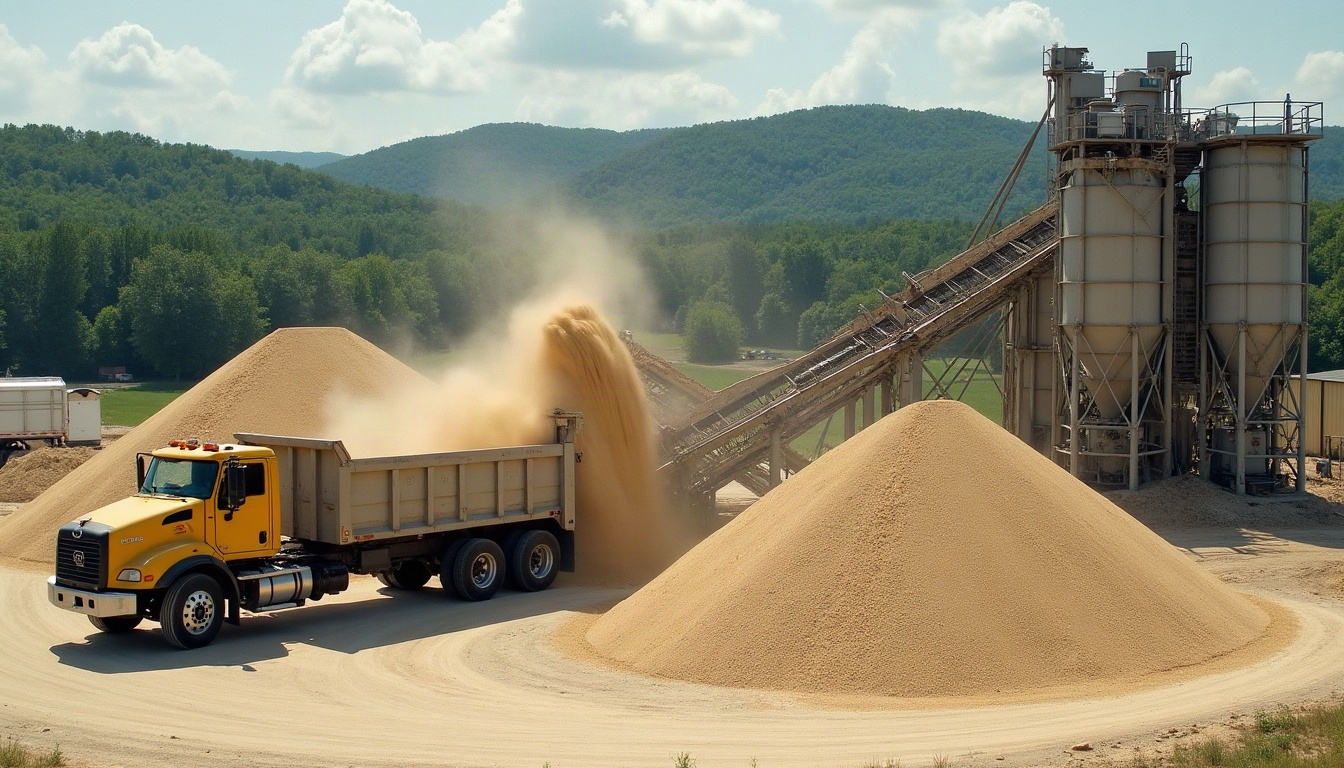 Inside the Jackson Sand Plant
