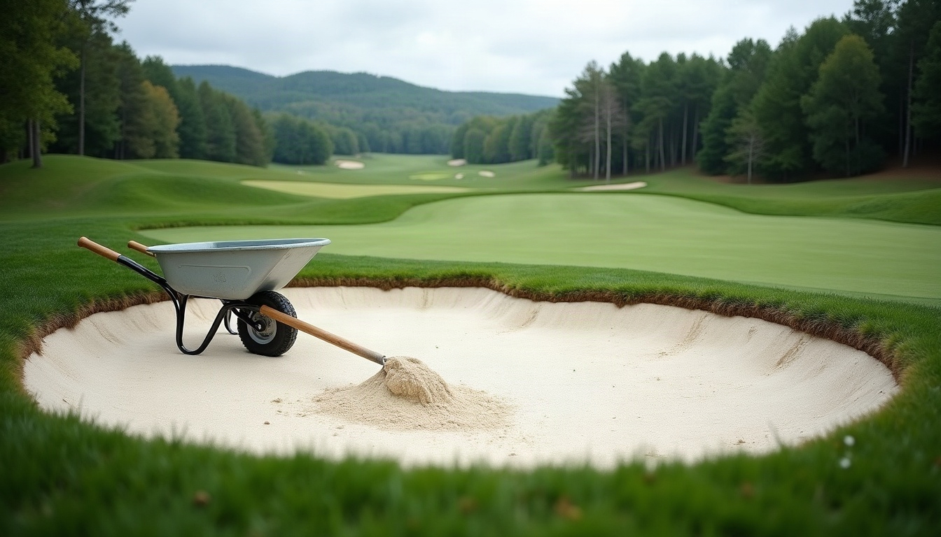 Installing Tennessee White Bunker Sand