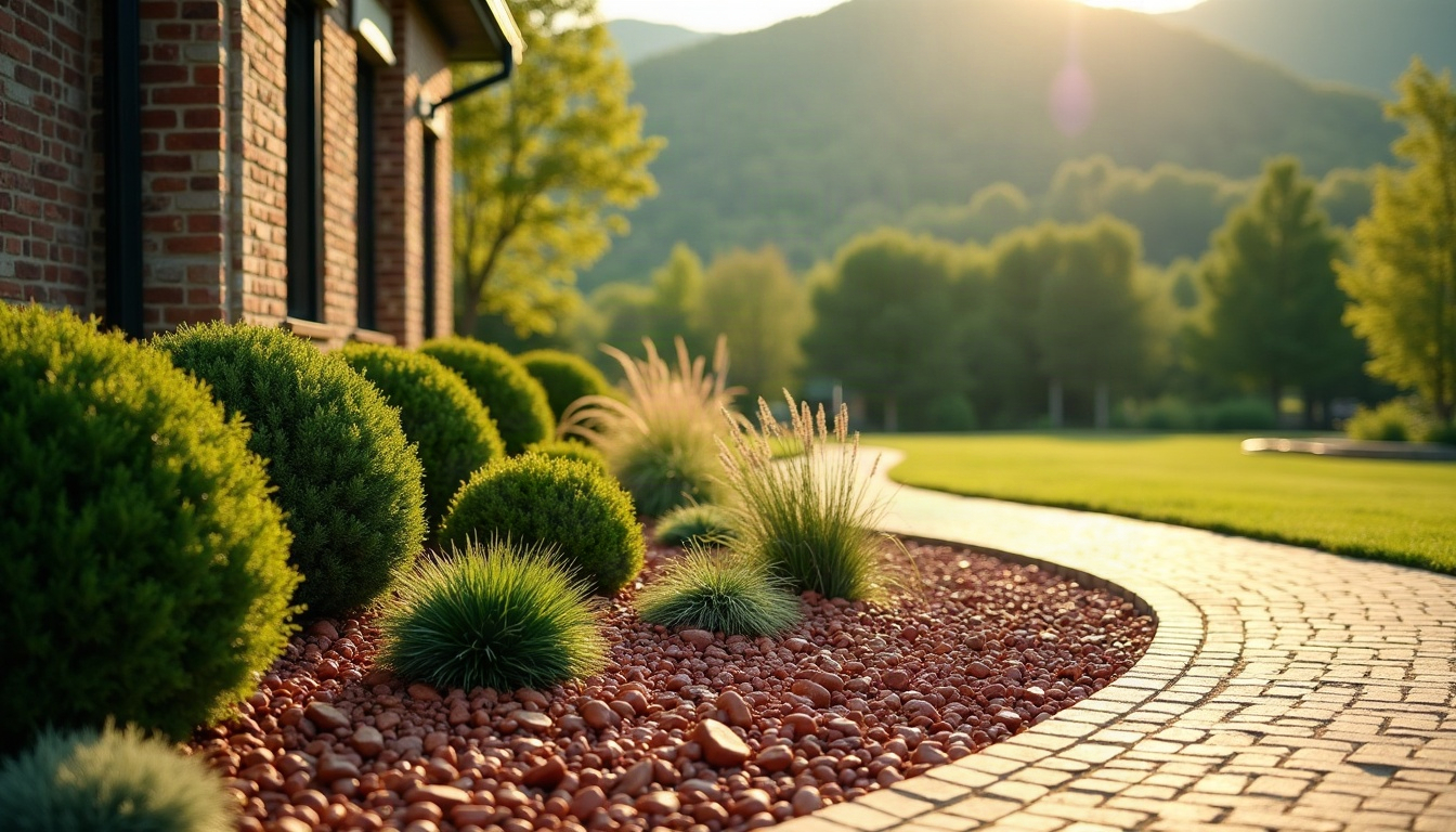 Red River Rock for Landscaping: Beds, Creek Beds and Drainage