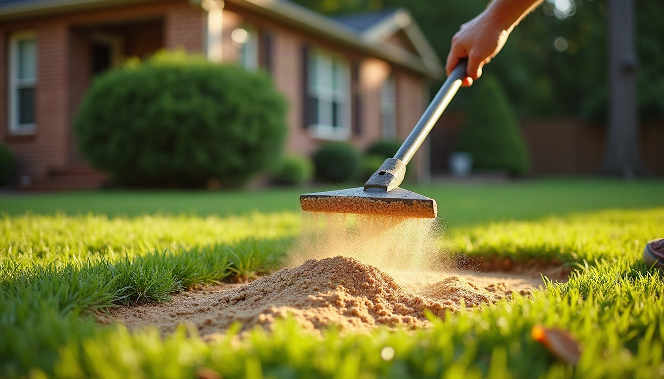 Sand Top Dressing for Home Lawns: Leveling Bumps the Right Way