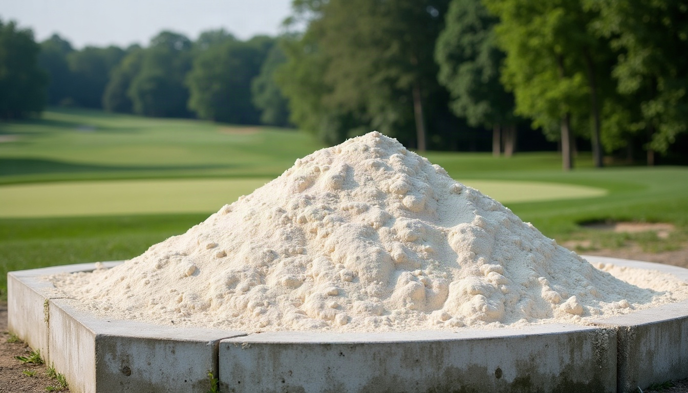 Staging and Storing Sand on Site